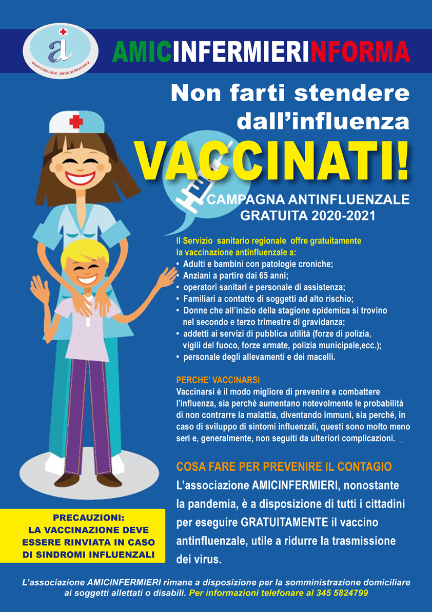 Vaccino antinfluenzale a domicilio